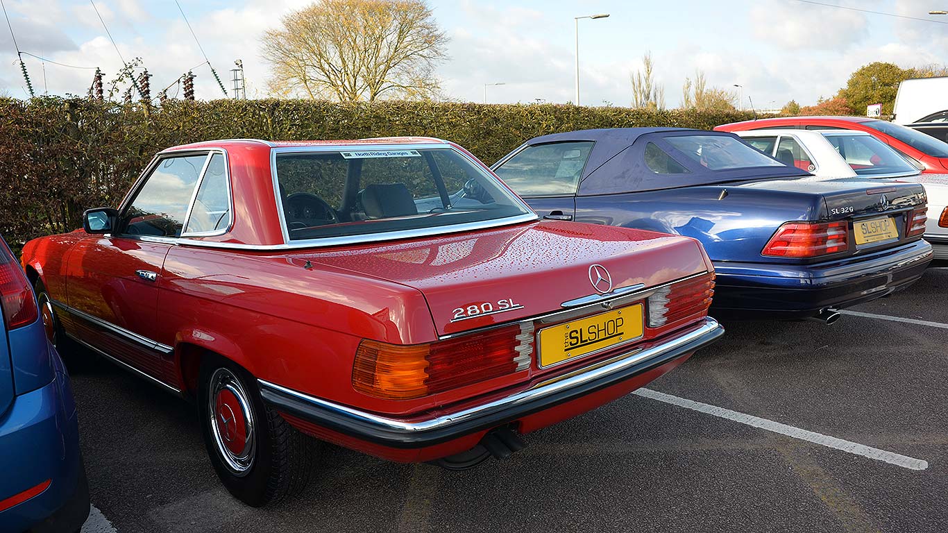 In pictures: the retro cars of the NEC Classic Motor Show car park