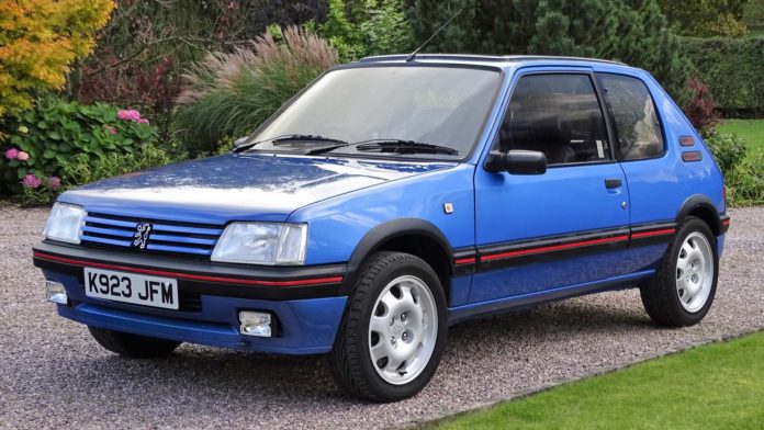 Famous Peugeot 205 GTI Auction