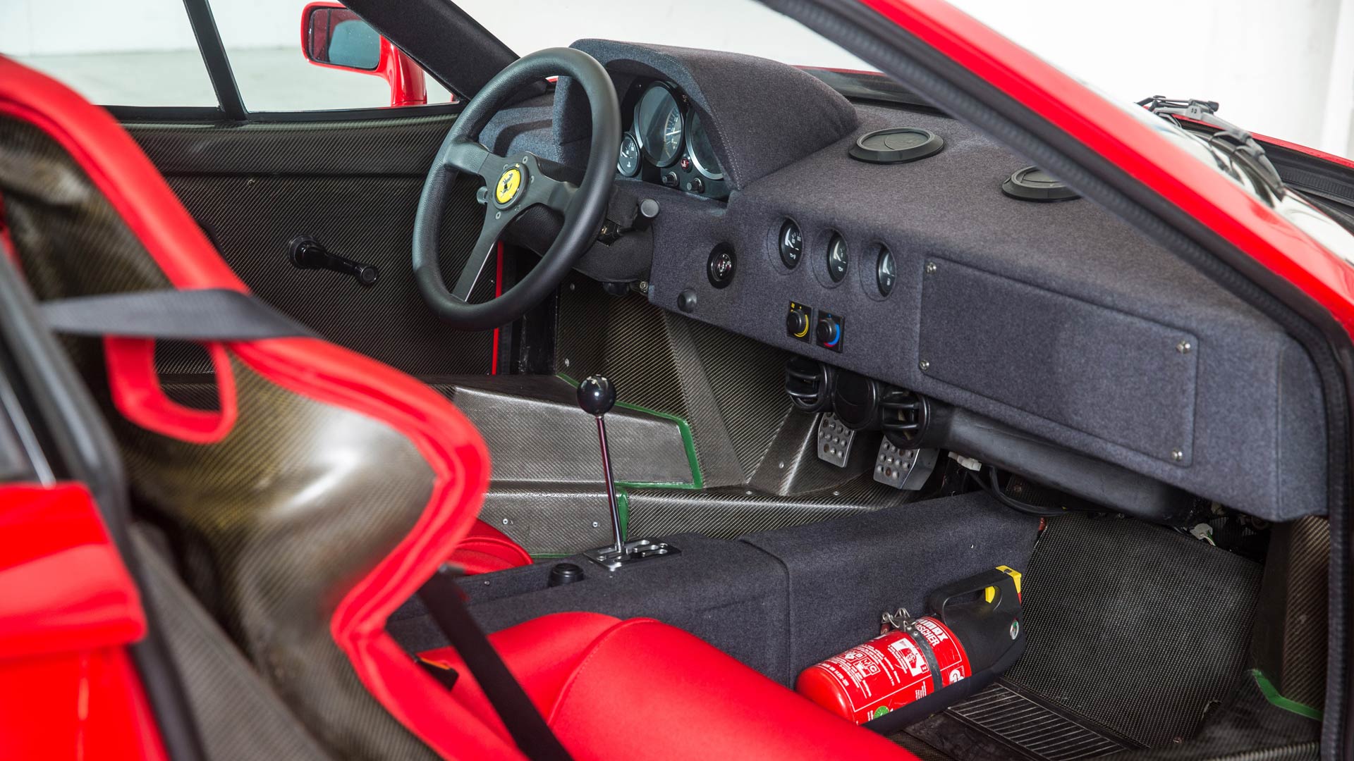 Gerhard Berger's Ferrari F40 at auction