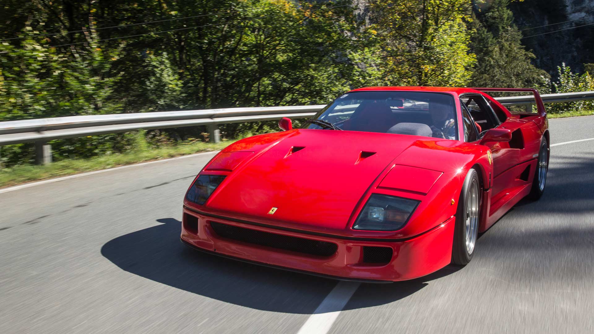 Gerhard Berger's Ferrari F40 at auction