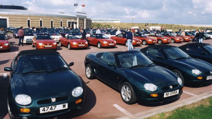 MGF 2nd birthday at Gaydon