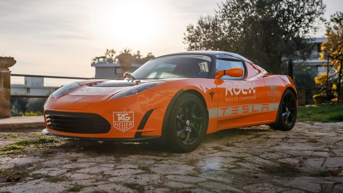 Michael Schumacher ROC Tesla Roadster