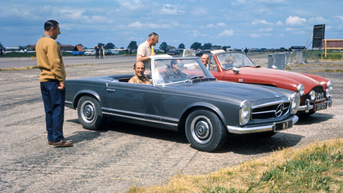 Sir Stirling Moss Mercedes 230 SL