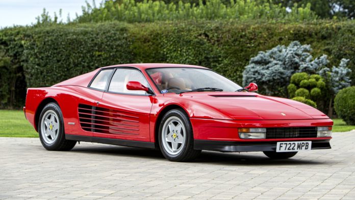 Nigel Mansell Ferrari Testarossa