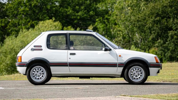 Rowan Atkinson Peugeot 205 GTI