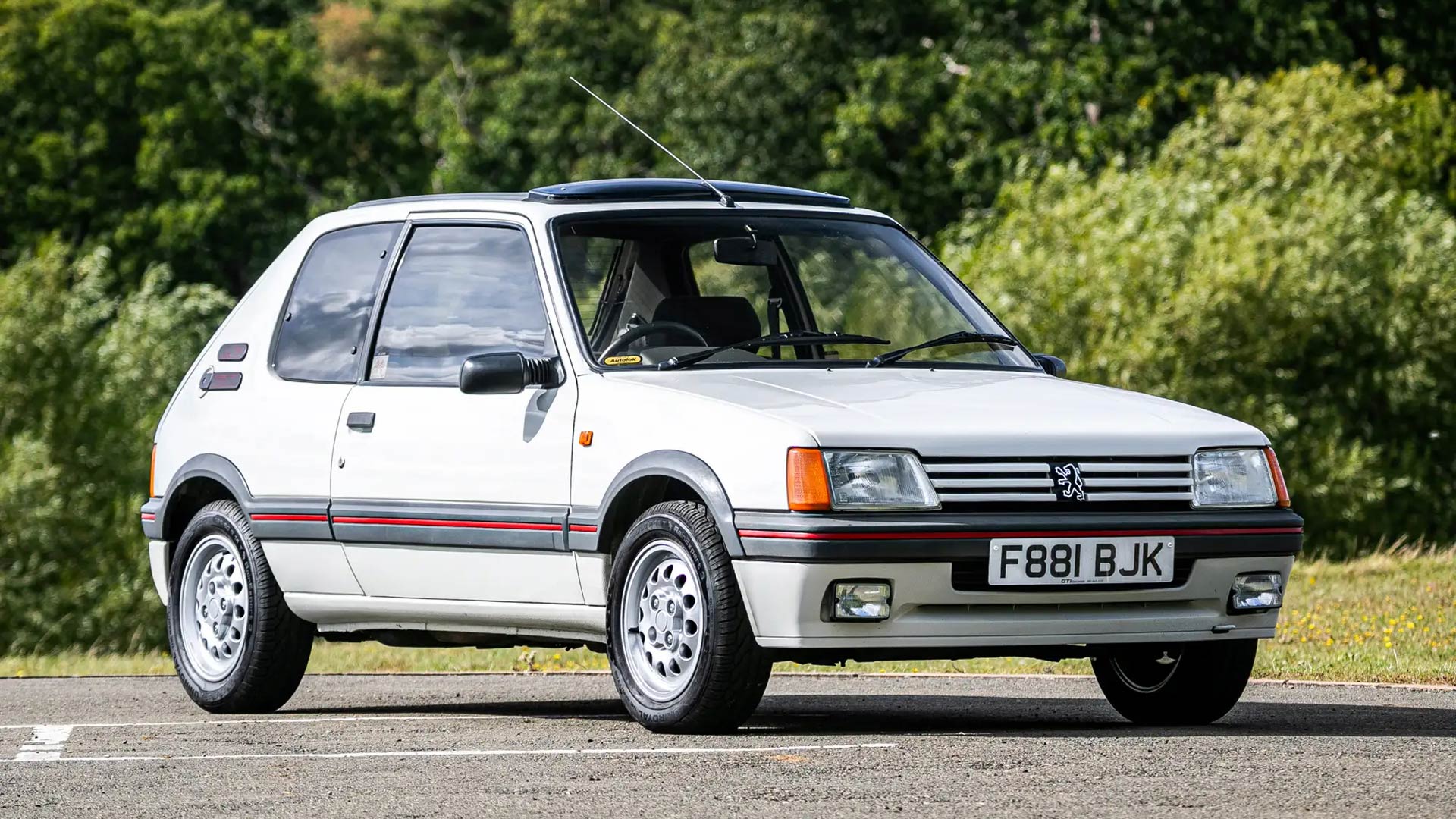 Rowan Atkinson Peugeot 205 GTI