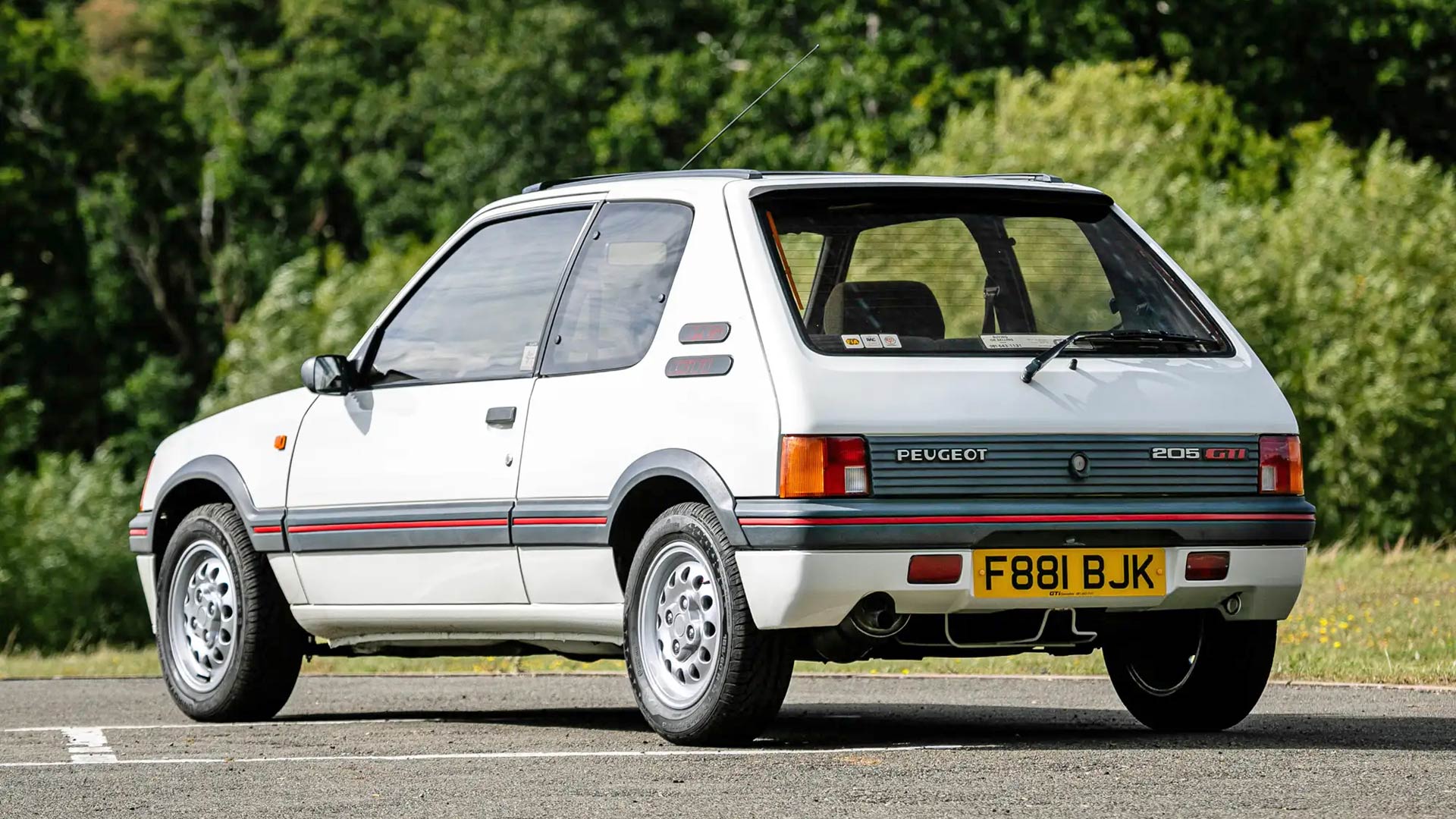 Rowan Atkinson Peugeot 205 GTI